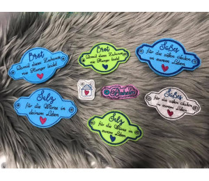 Stickserie ITH - Anhänger Zum Einzug